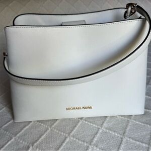 NWT! MK Set - Michael Kors Sofia Lg Satchel Leather with Travel Wallet